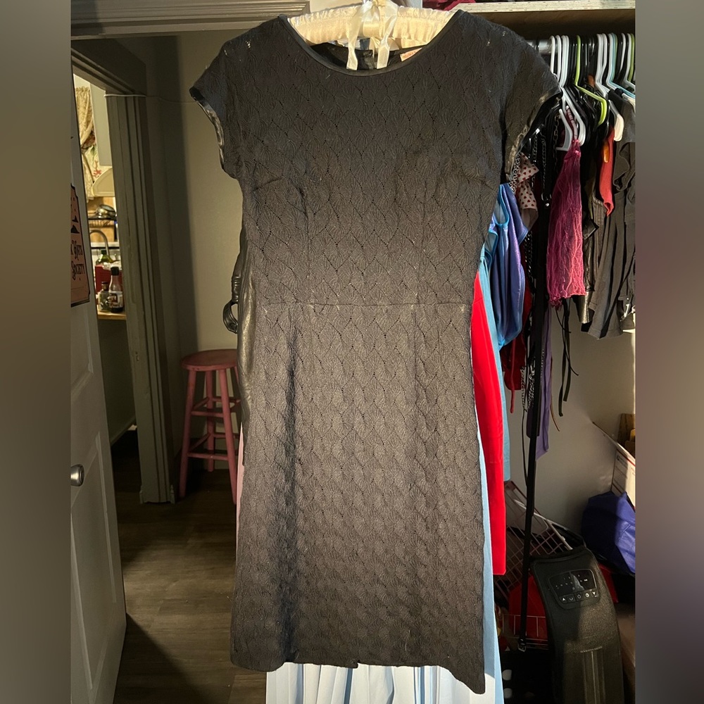 Vintage 60s Anne Klein Wool Cocktail Dress